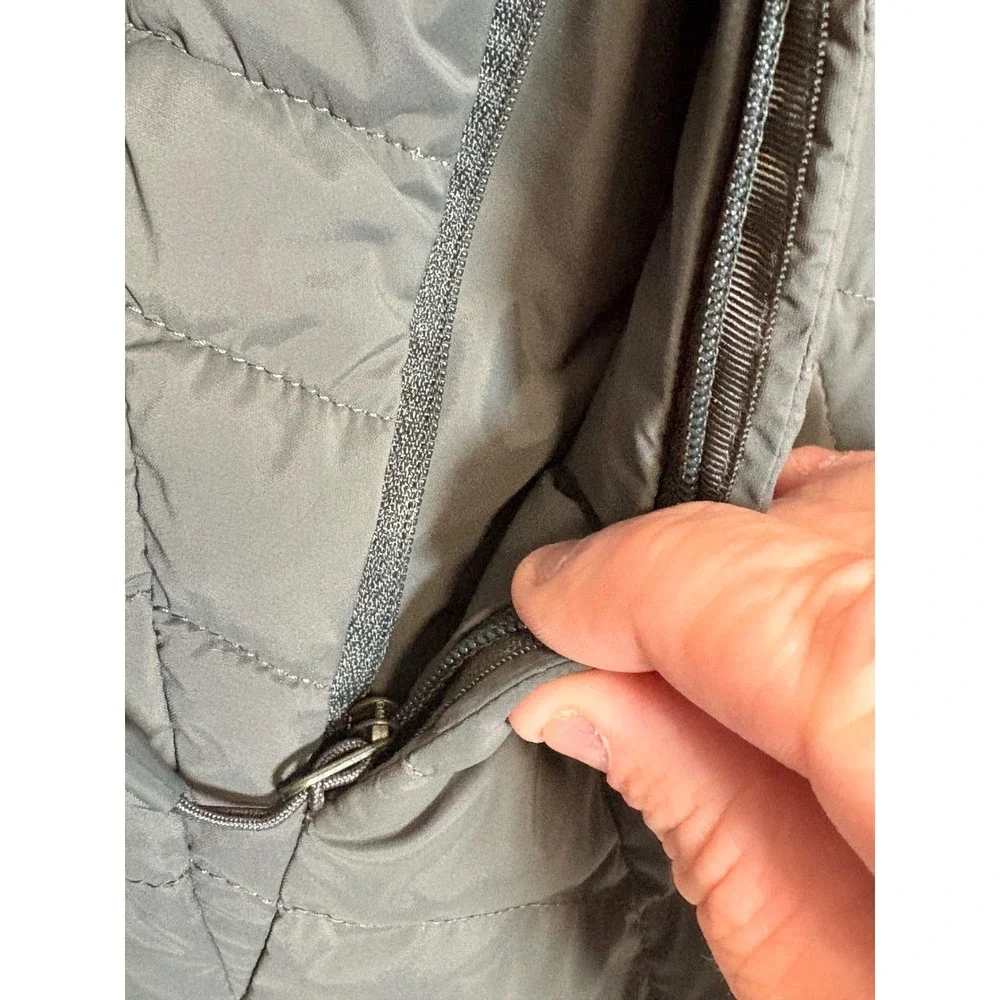 The North Face ThermoBall Full‎ Zip Puffer Jacket Grey Mens XXL